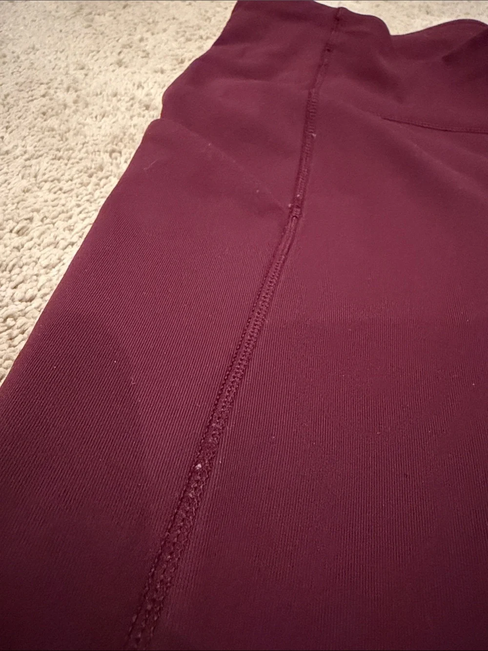 lululemon athletica Burgundy High-Rise Performance Leggings